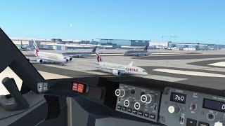 Dubai - Doha | Heavy Traffic in Middle East Region | FlyDubai 737-800 | Infinite Flight Simulator