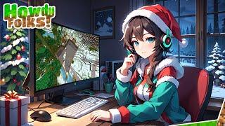 ️ chill Christmas beats  and minecraft quarry ️