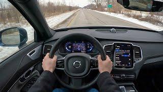 2023 Volvo XC90 Recharge Ultimate - POV Test Drive (Binaural Audio)