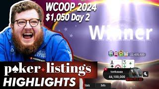 The Best hands of WCOOP 2024 Highlights: Part 2