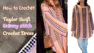 How to Crochet Taylor Swift crochet dress