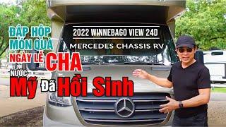 VAN SON  2022 Mercedes WINNEBAGO View 24D WALKTHROUGH - Father's Day Gift | RV Trip 10