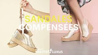 Nouvelle tendance - le retour des sandales compensées!