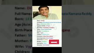 Producer Dil Raju Biography #shortvideo