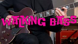 Jazz Walking Bass + Chords | Theory, Tricks & Tips