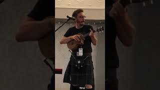 JR Dahman plays Radiohead Exit Music on Ukulele in Scotland