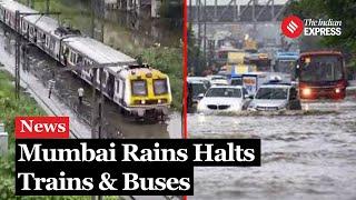 Mumbai Rains: Waterlogging Due To Heavy Rains In Mumbai Affects Public Transport