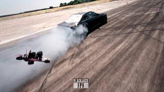 2 Fpv Drones vs 1 Drift car - Driftcamp Burdinski 2024