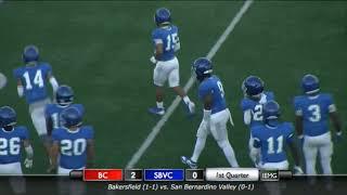 LIVE! Bakersfield vs. San Bernardino Valley Football  (9-21-24)