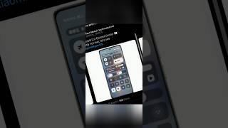 HyperOS 2.0 control center first look is now revealed  #shorts