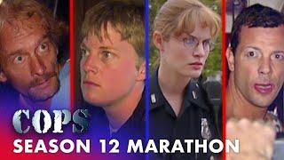  Cops Season 12 Marathon: The Most Intense Moments! | Cops TV Show