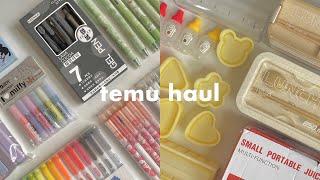 huge back to school temu haul ️ cute stationery, travel, accessories & more