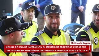 Toma de posesión de diez nuevos agentes de la Policía Local