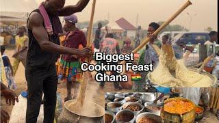 the Largest Cooking Festival in Ghana West Africa || Traditional Dishes