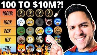 ️‍Top 35 *WINNING* MEMECOINS TO 100-1000X NOW IN 2025!! (Memecoin Tier List)