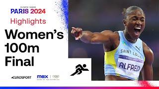 ST LUCIA HISTORY MADE IN PARIS!  | Women's 100m Olympic Final Highlights | #Paris2024 #Olympics