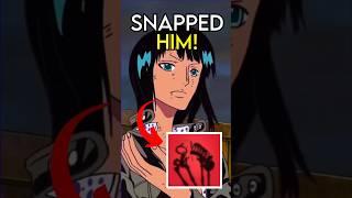 When Robin BROKE Spandam in HALF!