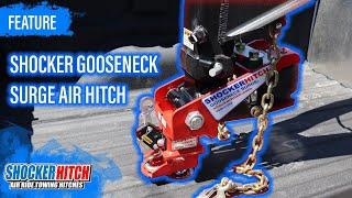 30,000 to 40,000 lbs Gooseneck Air Hitch - Shocker Gooseneck Surge Air Hitch & Shift Lock Coupler