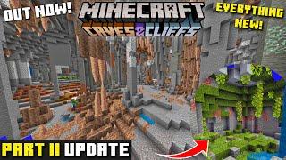 EXPLORING *NEW* 1.18 Minecraft Caves and Cliffs PART 2 - UPDATE OUT NOW!