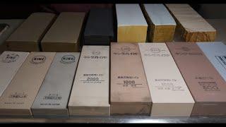 Natural vs Synthetic Polishing Japanese Natural Stones King Hyper 1000 2000 4000 6000 8000 Review