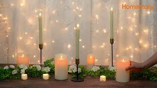 Homemory LED Candles | Table Centerpiece | How do you set and decorate a dinner table | Home Decor