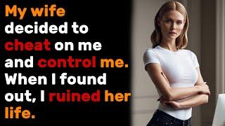 My wife decided to cheat on me and control me. When I found out, I...