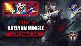 Wild Rift Evelynn TOP 3 jungle - S13 rank game + build