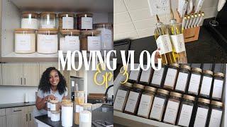 MOVING VLOG EP 3 | EXTREME KITCHEN ORGANIZATION + Updated kitchen tour