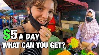 $5 a Day Food Challenge in Ao Nang | Eating Cheap in Thailand