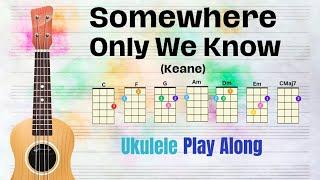 Somewhere Only We Know - Ukulele Play Along