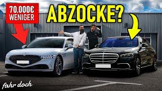 Mercedes S-klasse vs Genesis G90 | Günstigere Kopie BESSER als das ORIGINAL? | Fahr doch