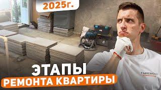 Грамотная последовательность ремонта в 2025 году