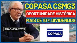 COPASA CSMG3 | A MELHOR OPORTUNIDADE DA HISTÓRIA!! MAIS DE 10% DIVIDENDOS PARA 2022!!