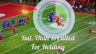 BYU vs. Utah College Football Controversial Call!