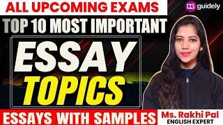 Most Important Essay Topics For Upcoming Bank & Insurance Exams | Ms. Rakhi Pal