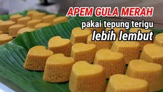 RESEP APEM TERIGU GULA MERAH || MUDAH DAN LEBIH LEMBUT