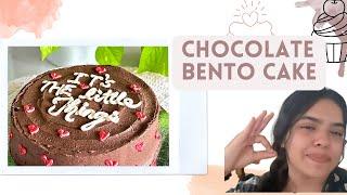 Lets make chocolate bento cake| tips and tricks | rtvlogs