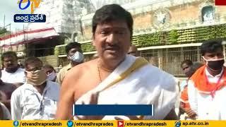 Tamil Nadu Governor Banwarilal & Actor Rajendra Prasad Visits Tirumala Temple