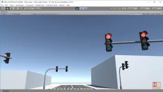 Traffic Lights System for Unity 3D