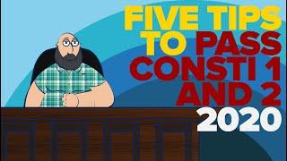 [LAW SCHOOL PHILIPPINES] Five Tips to Pass Constitutional Law 1 and 2 in 2020 | LEARN WITH LEX