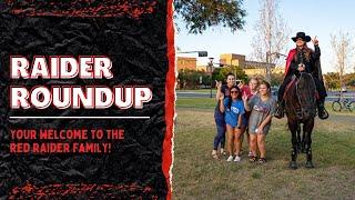 Welcome to the Red Raider Family | Programs & Events | Texas Tech Student Engagement