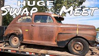 HUGE "Swap Meet and MORE Cars for Sale" at the Ducktail Car Show 2024