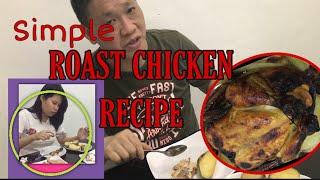 SIMPLE ROAST CHICKEN RECIPE IN OVEN I IRISH CHENG