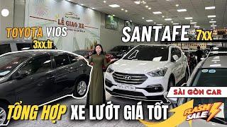 Toyota Vios Chỉ từ 3xx.tr - Hyundai Santafe Chỉ từ 7xx.tr Tổng Hợp Xe Lướt Giá Tốt tại Sài Gòn Car