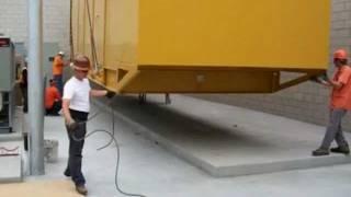 80,000 lb. Generator Placement by Dunkel Bros. Machinery Moving