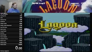 Lagoon (SNES) All Equips Speedrun 1:45:26