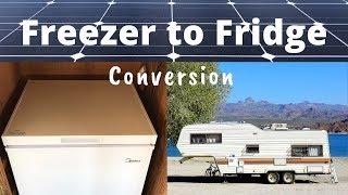 Chest Freezer to Fridge Conversion, Super Efficient Solar Powered Off-Grid Refrigerator