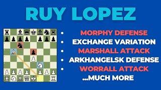 RUY LOPEZ OPENING Move By Move | Chess Openings Explained