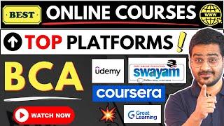 Free Online Course Platforms For BCA Students Free Certification #bca #bcacourse #certification