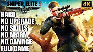 Sniper Elite 5  - Hard No Damage Gameplay Walkthrough 4K FULL GAME
